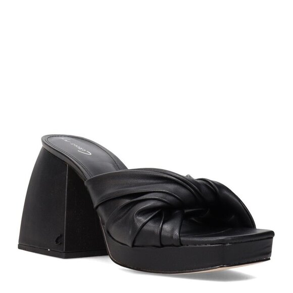 CIRCUS NY Sam Edelman "Marianna" sandal slide black block heel. - Picture 1 of 10